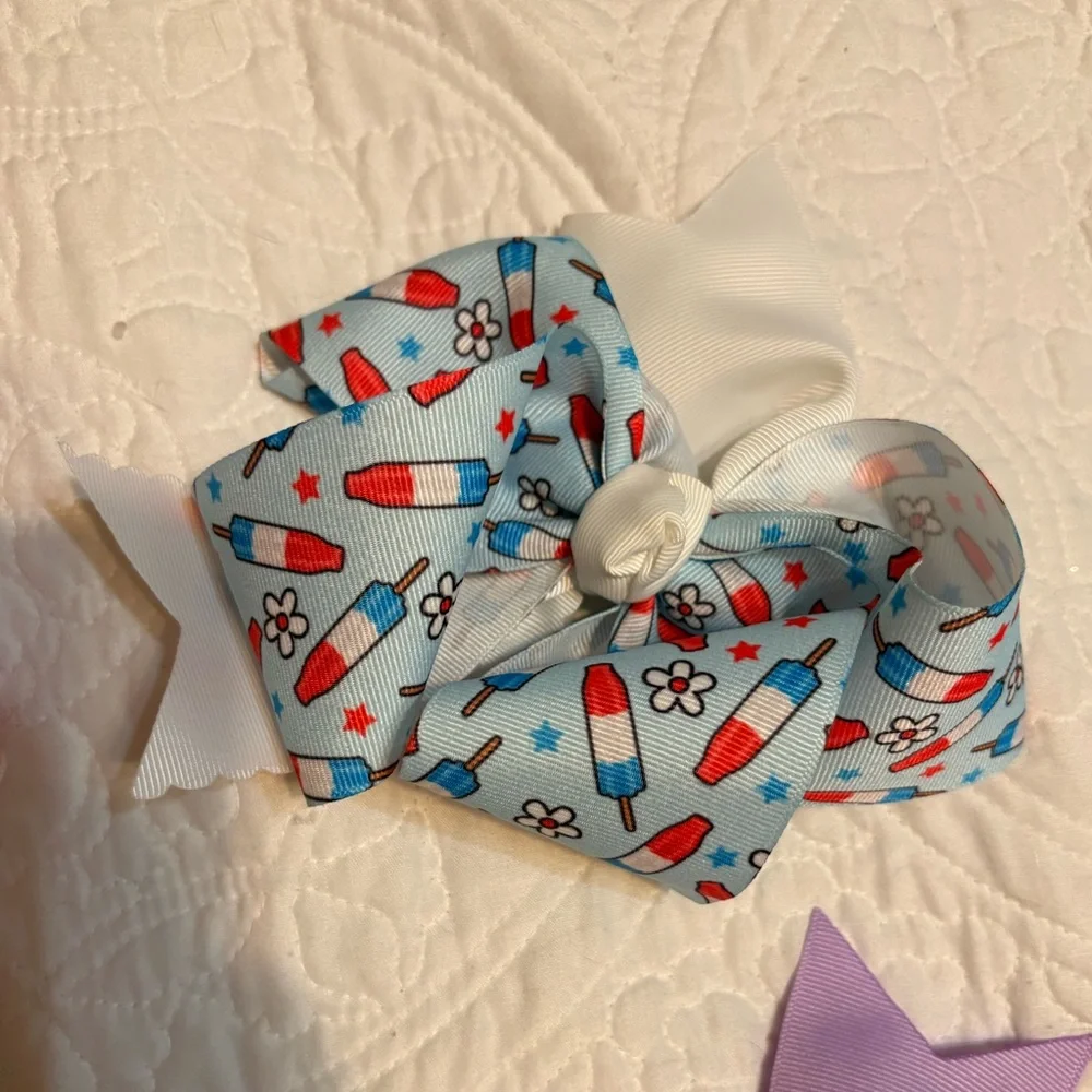 Seasonal Hairbow Bundle with Alligator Clips